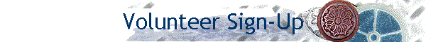 Volunteer Sign-Up