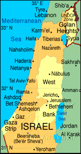 Israel map