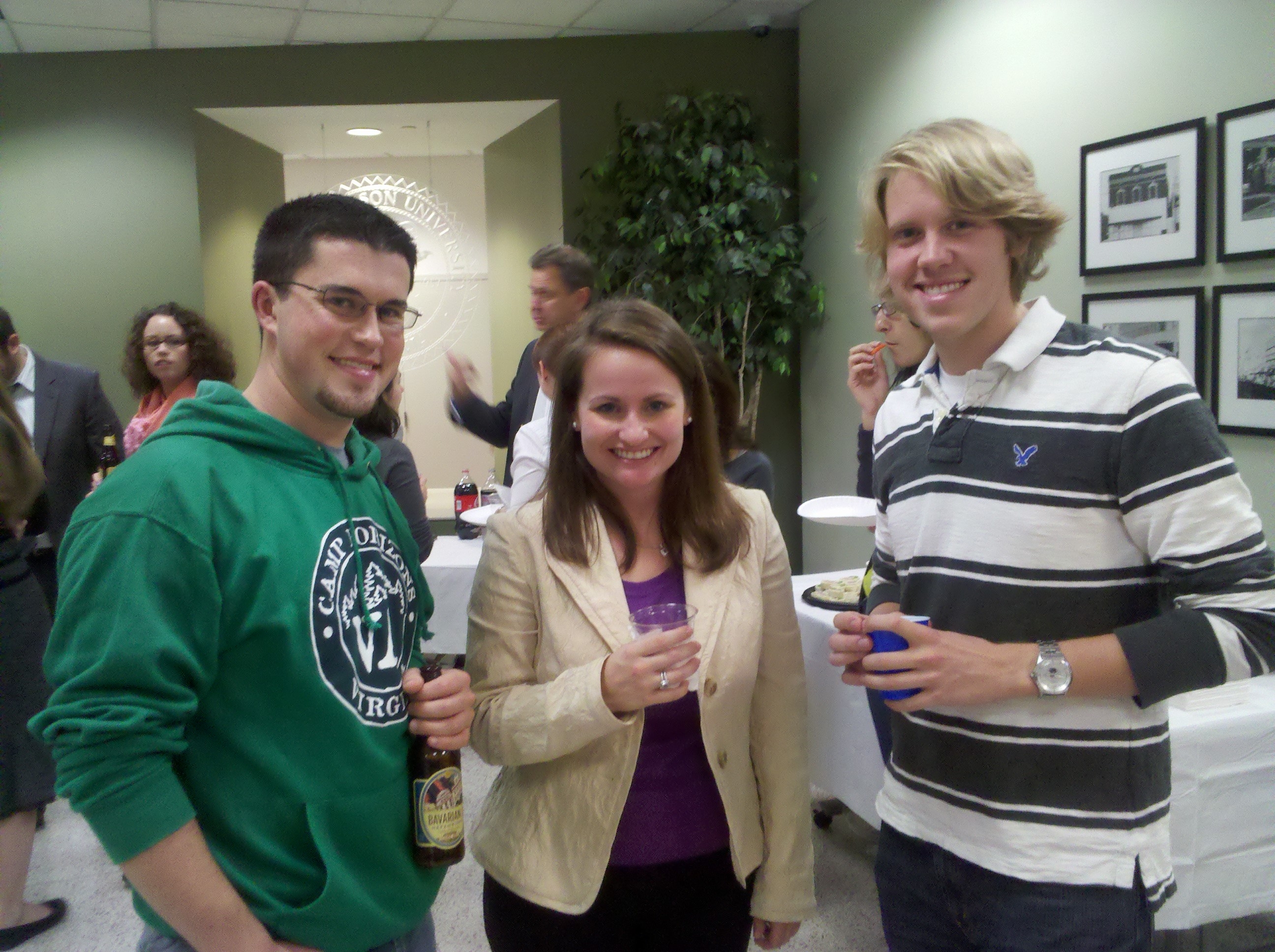 President Carly Humphreys Entertains Some 1L's